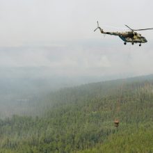 Kovai su miškų gaisrais Sibire bus pasitelkta dar daugiau lėktuvų