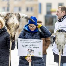 Protestuojantys pienininkai: ministrui turbūt reikėtų pasimuilinti ausis ir nusiplauti liežuvį