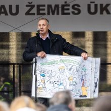 Prie Seimo 1 tūkst. pieno gamintojų reikalauja paramos, K. Navicko pasitraukimo