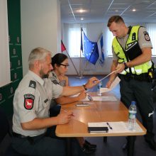 Išrinkti geriausi Kauno apskrities policijos pareigūnai