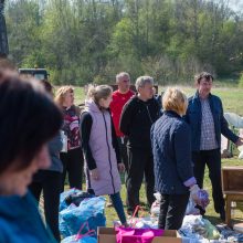 Tauragės rajone sudegė klebonijos pastato stogas