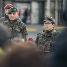 Į Lietuvą atvyko Vokietijos kariai, sustiprinsiantys NATO batalioną