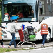 Prancūzų policija iš stovyklos evakuoja 500 migrantų