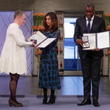 Osle pagerbti Nobelio taikos premijos laureatai