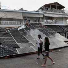 Graikiją užklupo tornadai ir galingos audros – žuvo septyni turistai