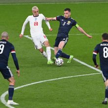 Europos futbolo čempionatas: Anglija nepalaužė Škotijos vienuolikės