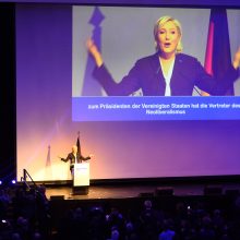 Vokietijoje – M. Le Pen vadovaujamas euroskeptikų suvažiavimas