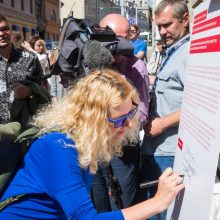 Lietuvos kūrėjai budino miegančius valdininkus