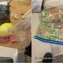 Marijampolės policija sulaikė 12 kilogramų narkotikų, jų vertė – 300 tūkst. eurų