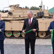 Pabradėje atidarius karinę stovyklą amerikiečiams, Lietuva tikisi didesnio JAV dėmesio