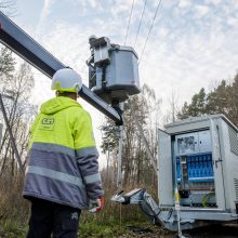 ESO mobili transformatorinė padės greičiau atstatyti elektros tiekimą gyventojams
