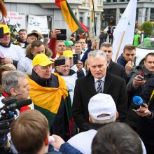 Lietuvos ūkininkai Briuselyje reikalauja lygių teisių