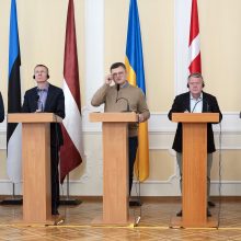 Valstybių vadovai, užsienio reikalų ministrai lankėsi Ukrainoje pademonstruoti paramos