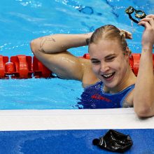 Į finalą pirmu numeriu patekusi R. Meilutytė: mėgavausi kiekviena distancijos dalimi