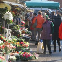 Srautai į Klaipėdos kapines – jau didesni