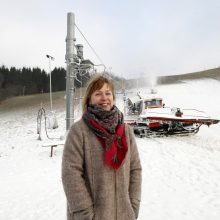 Utrių slidinėjimo trasoje – šventinės nuotaikos: lauktų ir daugiau sniego