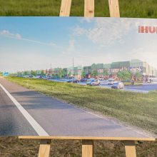 Verslo miestelio „Urban HUB“ statybų pradžią paskelbė įkurdinta bičių bendruomenė