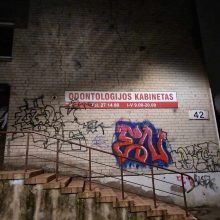 Kova su grafitininkais Debreceno kvartale – lyg su vėjo malūnais