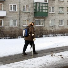 Dėl slidžių takų traumas patyrę klaipėdiečiai plūsta į ligonines