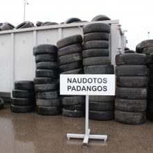 Sezonas prasideda: naudotas padangas galite atiduoti nemokamai