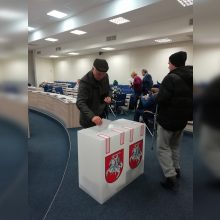 Išankstinis balsavimas Klaipėdoje: rinkėjai balsuoti neskuba