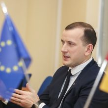 V. Sinkevičius: džiaugtis Lietuvos ekonomikos atsparumu dar anksti