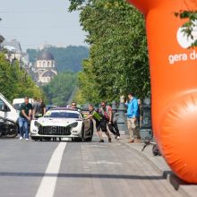 „Aurum 1006 km lenktynių“ repeticija – sostinės Gedimino prospekte