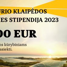 „Švyturio Klaipėdos ateities stipendijos“ konkurse – finišo tiesioji