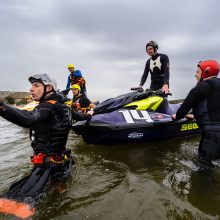 Klaipėdoje surengti saugaus elgesio bangose mokymai