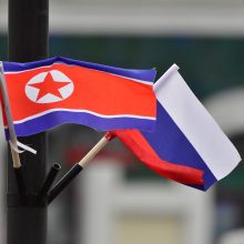 Šiaurės Korėjos lyderis Kim Jong Unas atvažiavo į Rusiją