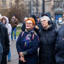 Vilniuje nukeltas sovietmečio veikėjo ir rašytojo P. Cvirkos paminklas