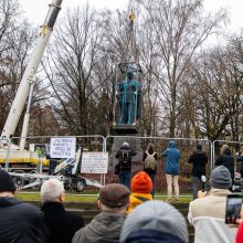 A. Užkalnis: P. Cvirka paminklu buvo įvertintas už tai, kad atvežė į Lietuvą Stalino saulę