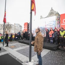 Vilnius jau švenčia: iškeltos vėliavos, atidaryta paroda