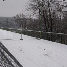 Praėjimas Trijų mergelių tiltu – jau uždarytas