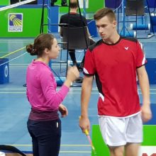 Lietuvos badmintonininkai Slovėnijoje žengė į ketvirtfinalį
