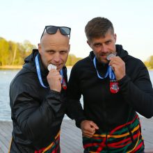 Lietuviams įteikti 2014 m. Europos čempionato sidabro medaliai, atimti iš diskvalifikuotų rusų