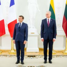 E. Macrono vizitas: Lietuva ir Prancūzija pasirengusios kurti vieningą Europą