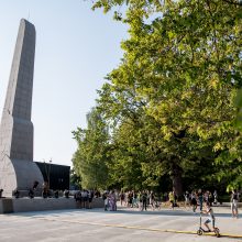 Ąžuolyno atidarymas: nuo piešinių ant asfalto iki šviesų šėlsmo