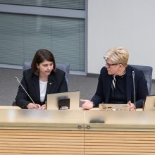 Premjerė: peržiūrėjus kitų metų biudžeto projektą deficitas padidės iki 3 procentų