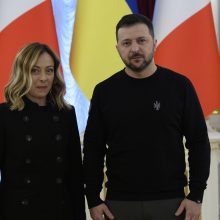 Italija: parama Kyjivui neapima sausumos pajėgų dislokavimo Ukrainoje