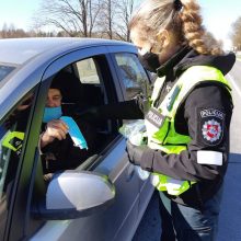 Klaipėdos apskrityje policijos postuose apsisukti teko apie 300 vairuotojų