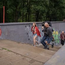 Filmuojant A. Blaževičiaus filmą „Paralyžius“ – laikini eismo ribojimai Vilniuje