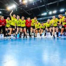 Lietuvės šventė pirmą pergalę Klaipėdoje vykstančiame Europos jaunimo čempionate