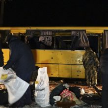 Autobusu, į kurį pataikė raketa, važiavusi ukrainietė papasakojo apie išsigelbėjimą
