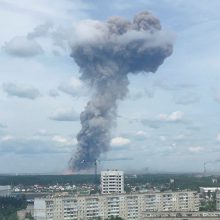 Per sprogimus Rusijos gamykloje nukentėjo 79 žmonės <span style=color:red;>(atnaujinta)</span>