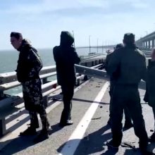 Rusija: per Krymo tilto sprogimą žuvo trys žmonės