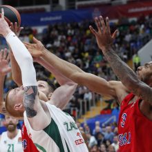 „Žalgiris“ po pratęsimo nusileido be pralaimėjimų žengiančiai CSKA komandai