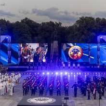 Per NATO karinių orkestrų festivalį Vilniuje – linkėjimai taikos Ukrainai 