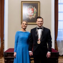 Inauguracija: Vilniaus merui V. Benkunskui įteiktos regalijos
