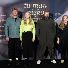 Vilniuje įvyko M. Kavtaradzės filmo „Tu man nieko neprimeni“ nacionalinė premjera